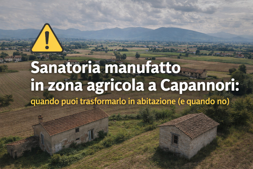 sanatoria manufatto in zona agricola